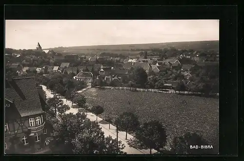 AK Bad Bibra, Panoramablick aus der Vogelschau