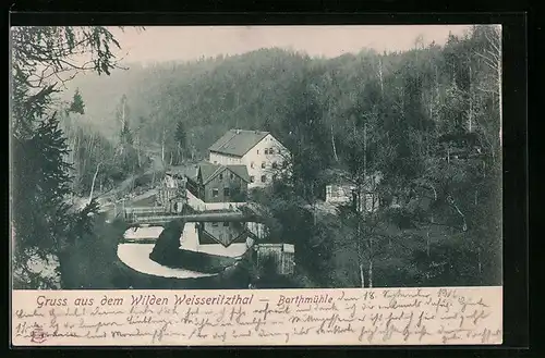 AK Edle Krone, Restaurant Bartmühle im wilden Weisseritztal