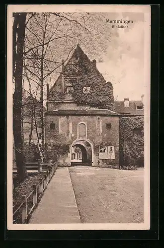 AK Memmingen, Blick zum Einlasstor