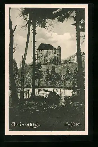 AK Grönenbach, Blick zum Schloss