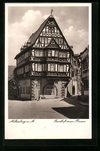 AK Miltenberg a. M., Gasthof zum Riesen