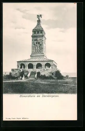 AK Starnberg / Starnberger See, Bismarckturm