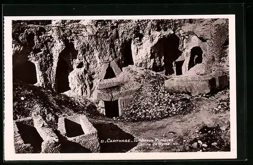AK Carthage, Tombeaux Puniques, Colline de Byrsa