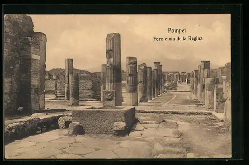 AK Pompei, Foro e via della Regina