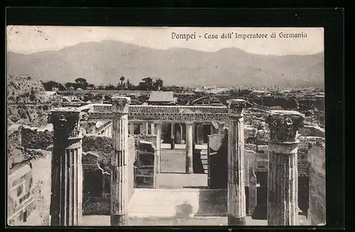 AK Pompei, Casa dell` Imperatore di Germania