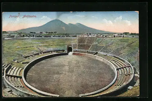 AK Pompei, Anfiteatro, Das Amphitheater