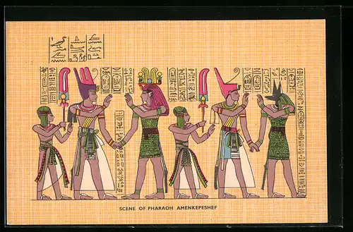 AK Scene of Pharaoh Amenkepeshef