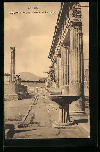 AK Pompei, Colonnato del Tempio d`Apollo