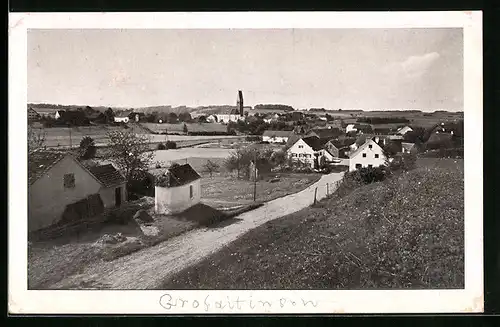 AK Walkertshofen, Gesamtansicht vom Ort