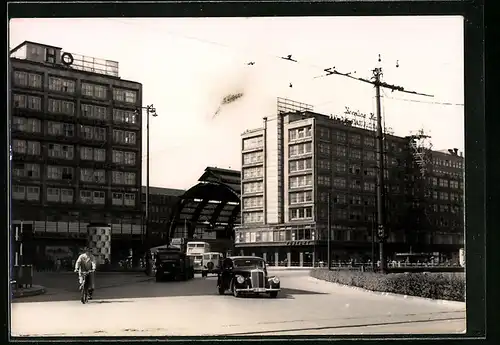 AK Berlin, Strassenpartie am Alexanderplatz