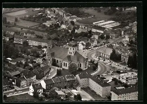 AK Würselen, Fliegeraufnahme mit Kirche