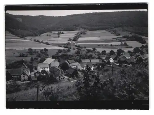 14 Fotografien Ansicht Zittenfelden i. Odw., Gasthaus zur Quelle mit VW-Käfer, Wohnhäuser