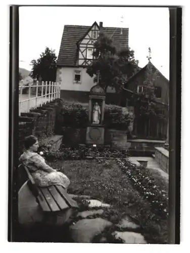 15 Fotografien Ansicht Rüdenau, Gasthaus zur Krone mit Innenansicht, Gasthaus Stern, Kriegerdenkmal, 1965