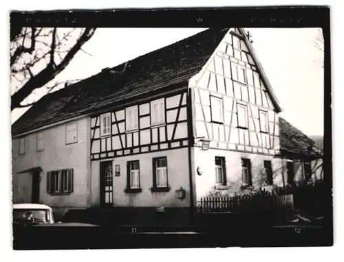 10 Fotografien Ansicht Grossheubach, Gasthaus zum weissen Ross, Cafe König, Gasthaus zur Bretzel, Innenansicht