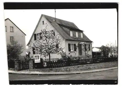 15 Fotografien Ansicht Bürgstadt a. Main, Post mit VW-Käfer, Strassenpartie an der Reifeisenbank, Gasthaus zur Krone