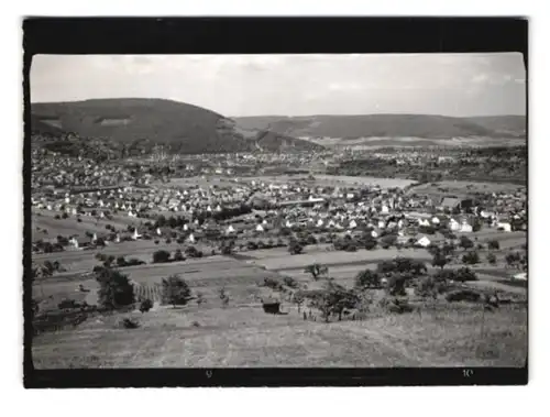 15 Fotografien Ansicht Bürgstadt a. Main, Post mit VW-Käfer, Strassenpartie an der Reifeisenbank, Gasthaus zur Krone