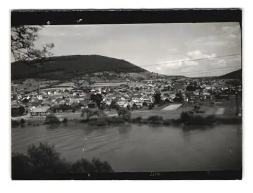 15 Fotografien Ansicht Bürgstadt a. Main, Post mit VW-Käfer, Strassenpartie an der Reifeisenbank, Gasthaus zur Krone