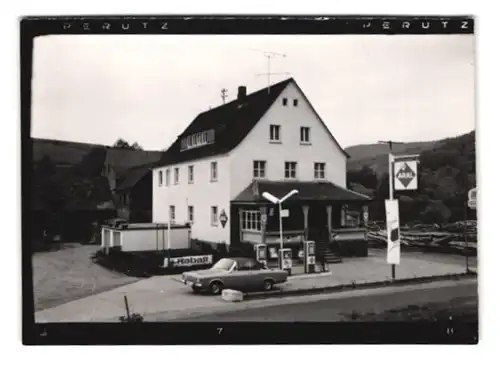 5 Fotografien Ansicht Wintersbach, ARAL Tankstelle mit Zapfsäule, Bahnhof, Innenansicht Adlerhorst Wintersbach