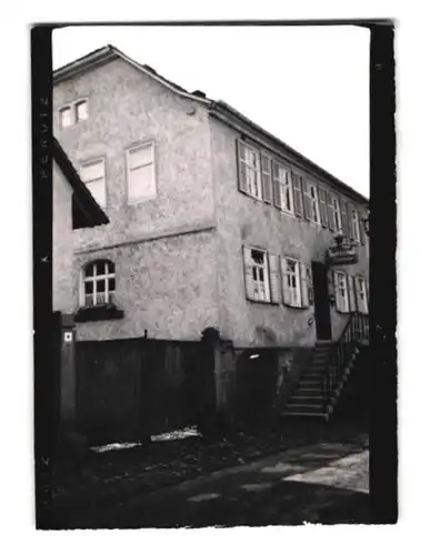 11 Fotografien Ansicht Rück-Schippach, Gasthaus goldener Engel, Gasthaus zur Krone, Klosterkirche