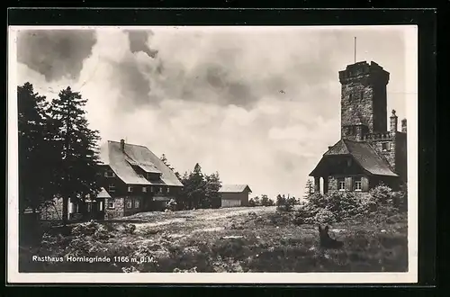 AK Hornisgrinde / Schwarzwald, Blick auf Rasthaus von Franz Maier