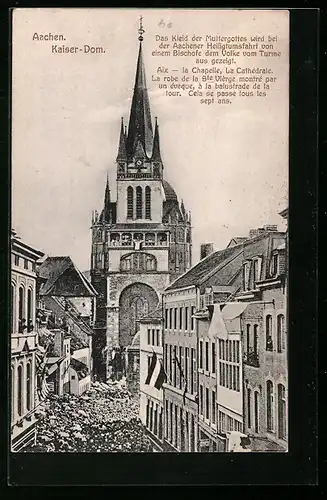 AK Aachen, Kaiser-Dom, Aachener Heiligtumsfahrt