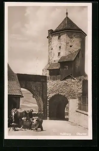 AK Nabburg, Obertor mit Hufschmied