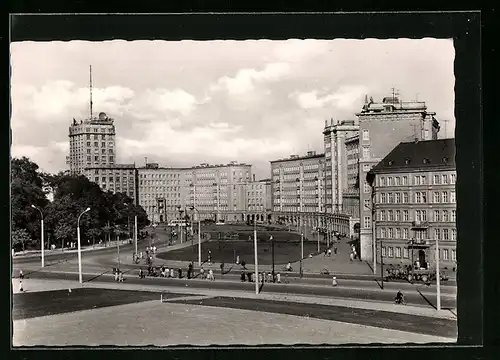 AK Leipzig, Neubauten am Rossplatz