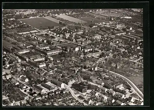 AK Hannover-Badenstedt, Ortsansicht, Fliegeraufnahme