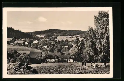 AK Ruderitz, Gesamtansicht mit Umland