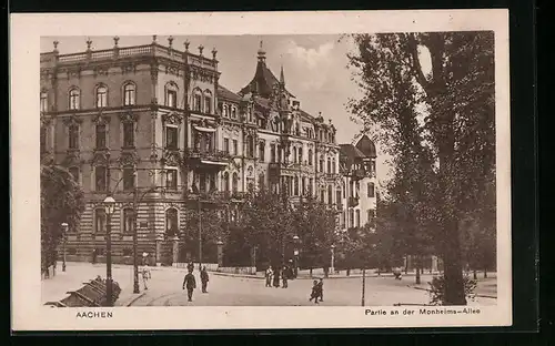 AK Aachen, Partie an der Monheims-Allee