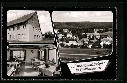 AK Grafenhausen, Gasthaus und Pension Schwarzwaldstüble, Gesamtansicht