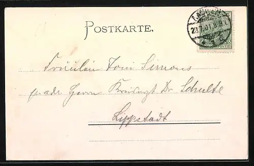 Künstler-AK Aachen, Linzenhäuschen