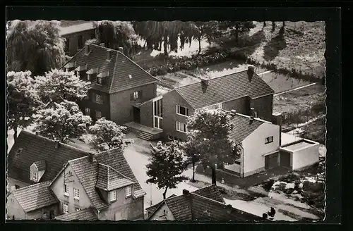 AK Boscheln b. Übach, Ortsansicht mit Gemeindehaus