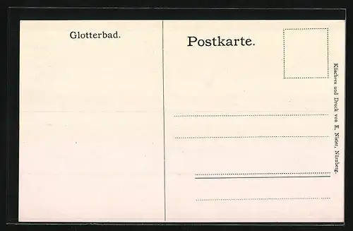 AK Glotterbad, Ortsansicht