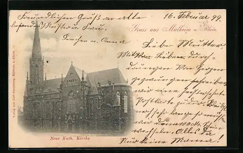 AK Mülheim a. Rhein, neue kath. Kirche