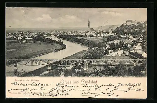 AK Landshut, Gesamtansicht von Südwest
