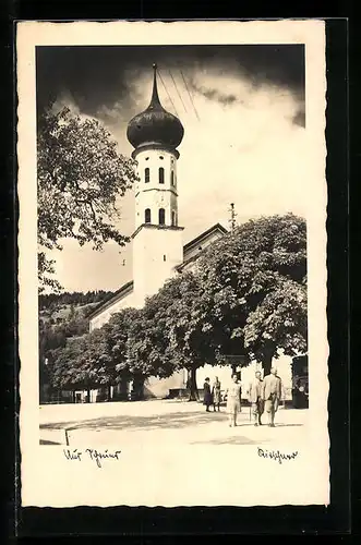 AK Schruns, Partie an der Kirche