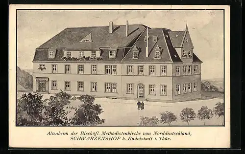 AK Schwarzenshof, Altenheim der Bischöfl. Methodistenkirche von Norddeutschland