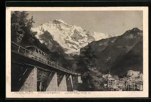 AK Interlaken, Harderbahn, Jungfrau
