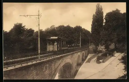 AK Laon, Die Zahnradbahn, Bergbahn