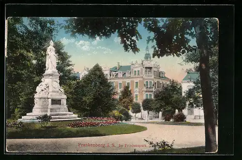AK Frankenberg i.S., Denkmal im Friedenspark