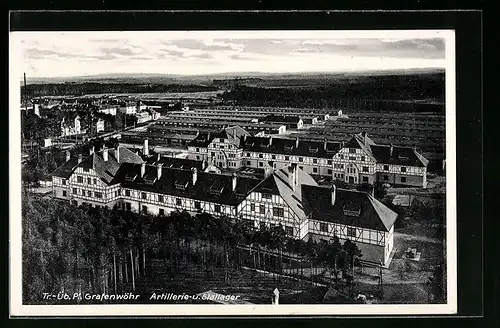 AK Grafenwöhr, Truppenübungsplatz, Artillerie- u.Stallager