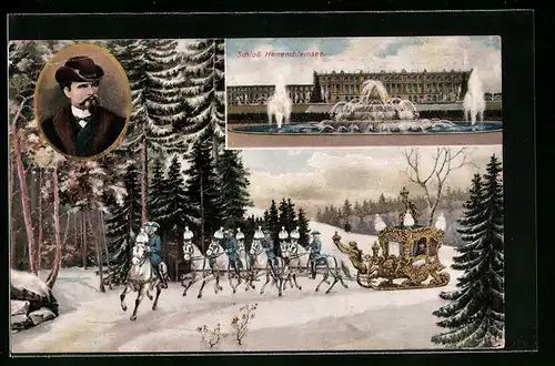AK Herrenchiemsee, Ludwig II. und sein Schloss