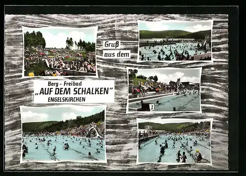 AK Engelskirchen, Berg-Freibad Auf dem Schalken