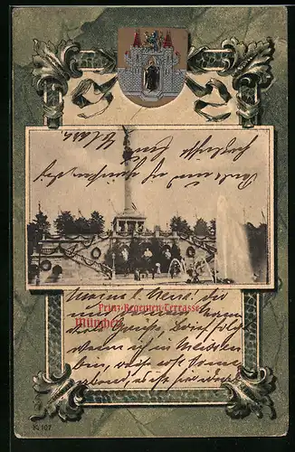 AK München, Prinz-Regenten-Terrasse