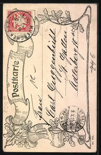 AK München, Prinz-Regenten-Terrasse