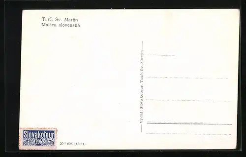 AK Turc. Sv. Martin, Matica slovenská