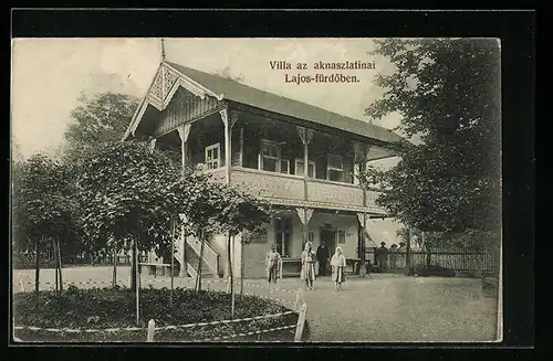 AK Aknaszlatina, Lajos-fürdöben, Villa az aknaszlatinai