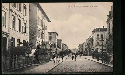 AK Lübeck, Geschäfte in der Warendorp-Strasse