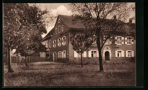 AK Gündenhausen, Gasthaus zum Löwen von B. Sprinz